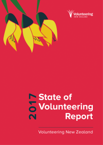 2017 State of Volunteering report