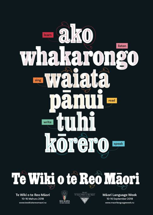 Māori Language Week 2018 – Let’s take part together!
